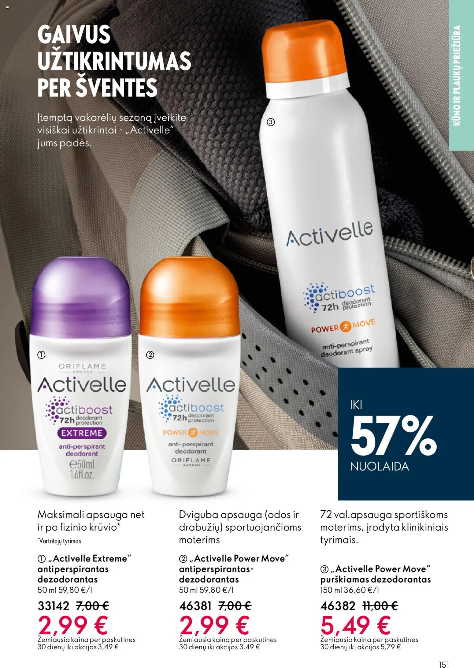 Oriflame akcijos nuo 10.12.2025 | Puslapis: 151 | Prekių: Dezodorantas, Antiperspirantas