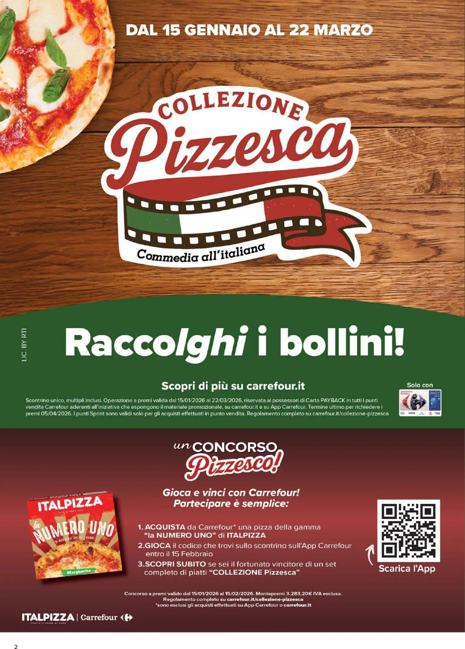 Volantino Carrefour del 27.01.2026 | Pagina: 2 | Prodotti: Pizza
