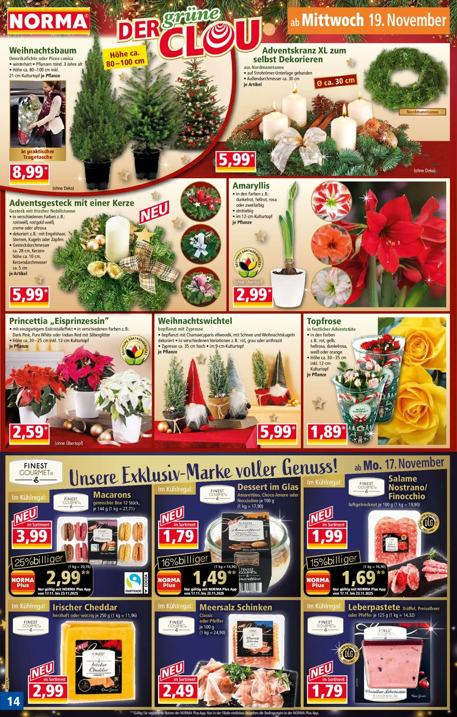Norma - Black Friday – gültig ab 17.11.2025 | Seite: 14 | Produkte: Box, Creme, Pfeffer, Schinken