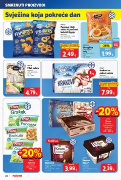 Plodine - Katalog - Pregled kataloga iz trgovine Plodine, vrijedi od 29.10.2025 | Stranica: 24 | Proizvodi: Brokula, Okruglice, Grašak, Kakao