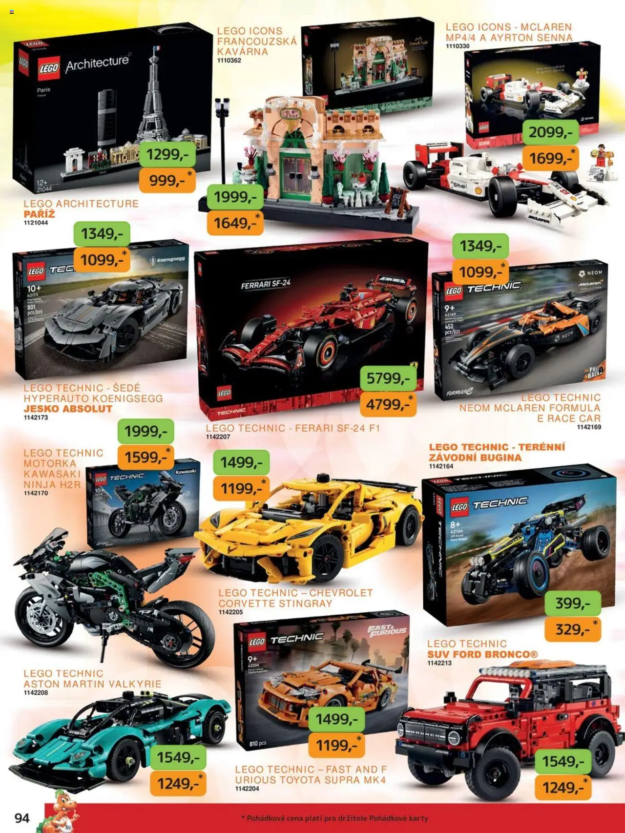 Dráčik leták od 03.10.2025 | Strana: 94 | Produkty: LEGO, Lego Technic, Karty, Pes