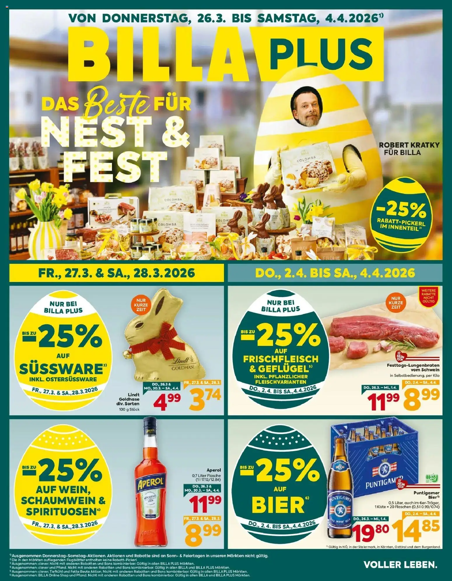Billa Plus Flugblatt - Steiermark gültig ab 26.03.2026 | Seite: 1 | Produkte: Bier
