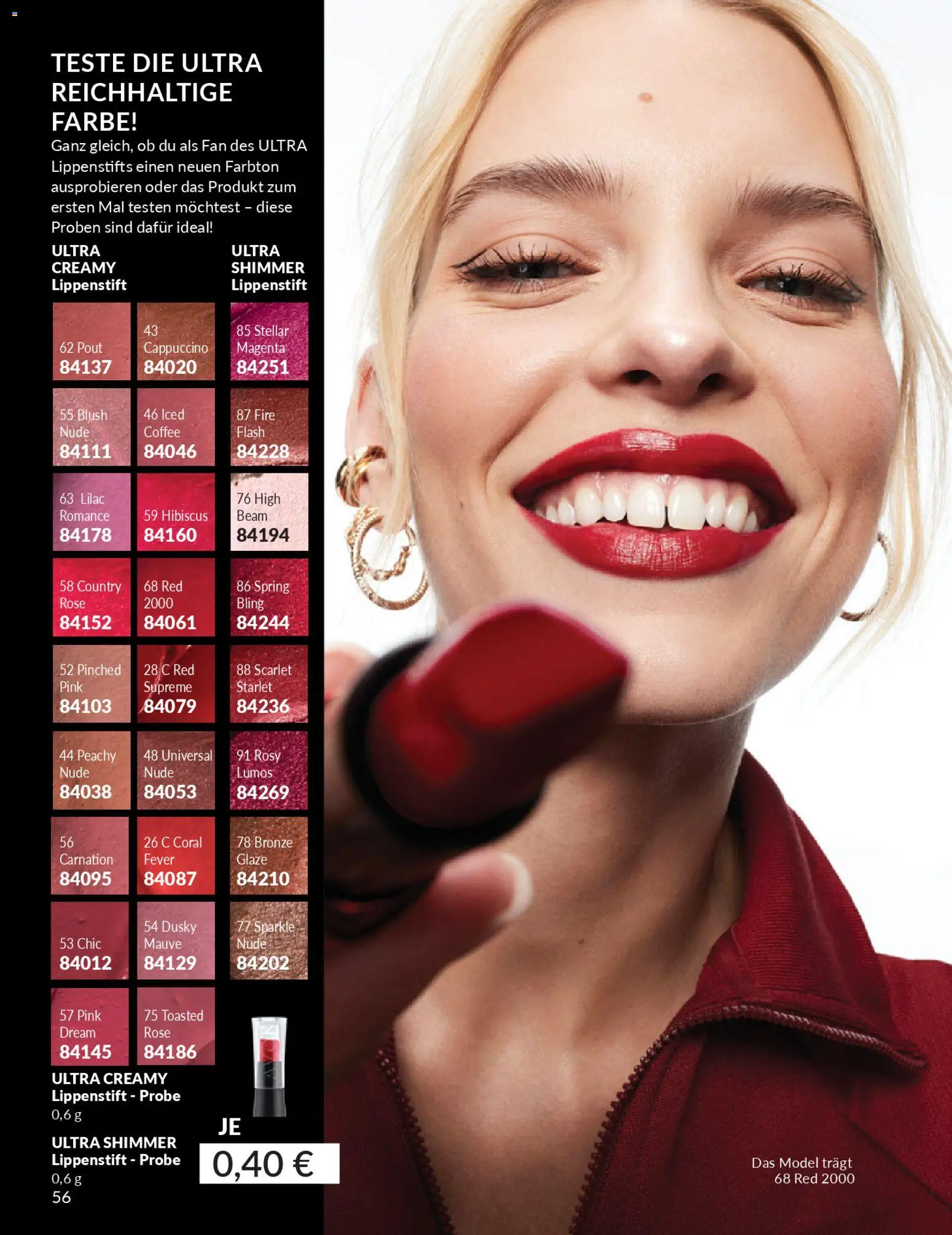 AVON Katalog Januar 2026 – gültig ab 01.01.2026 | Seite: 58 | Produkte: Coral, Lippenstift, Blush