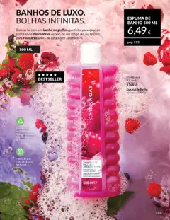Pré-visualização ESPUMA DE BANHO 500 ML, Framboesa & Cássis. Espuma de Banho válido de 01.10.2025 | Página: 213