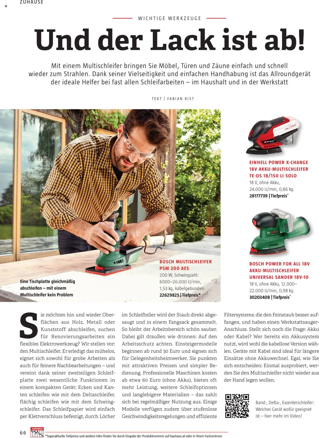 Bauhaus passt! Magazin gültig ab 14.04.2025 | Seite: 66 | Produkte: Video, Kabel