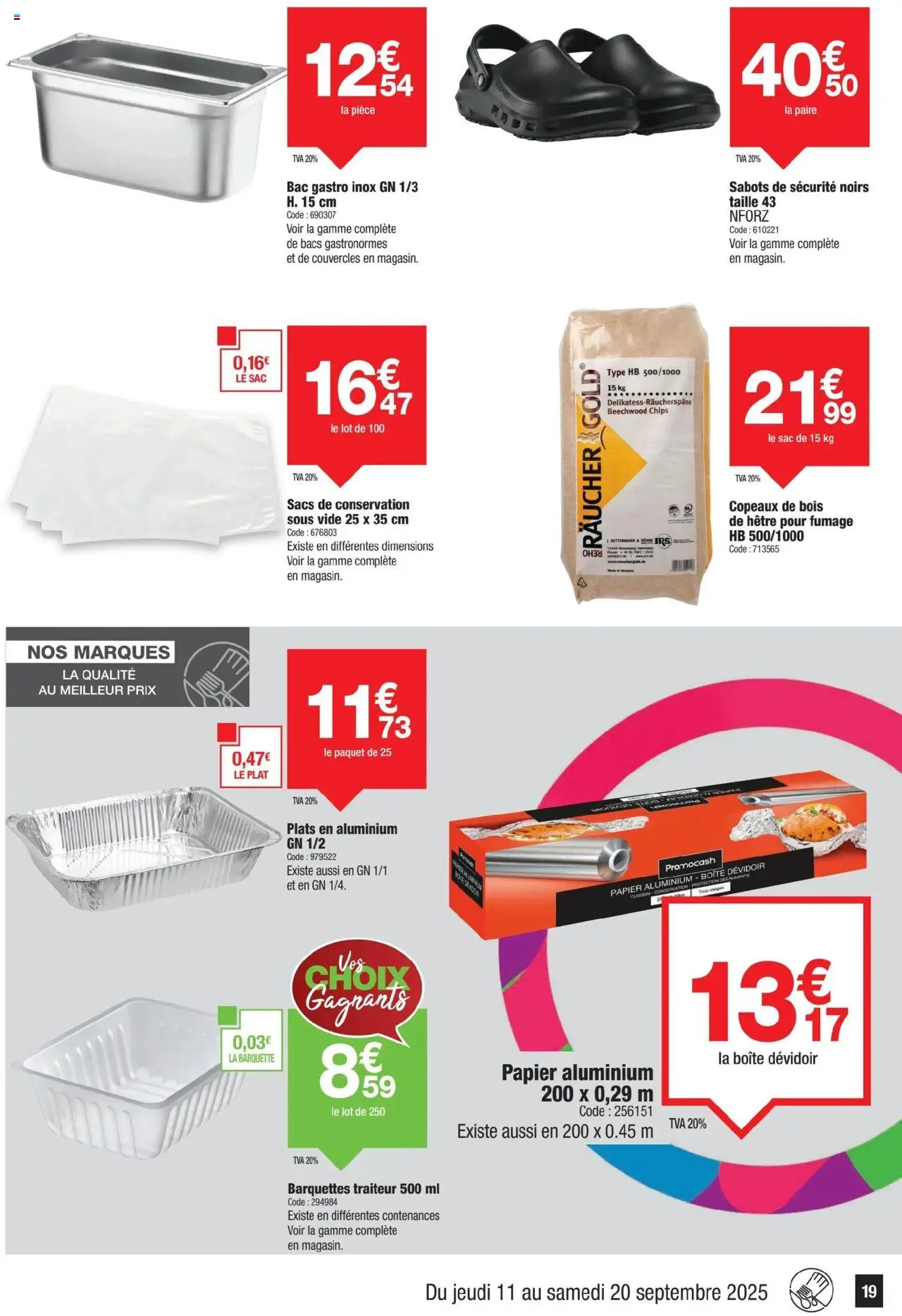  | Page: 19 | Produits: Sac, Copeaux de bois, Papier aluminium, Chips