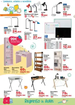 Staples - Folheto Regresso às Aulas 2025 │ válido de 18.08.2025 | Página: 68 | Produtos: Candeeiro, Quadro, Secretárias