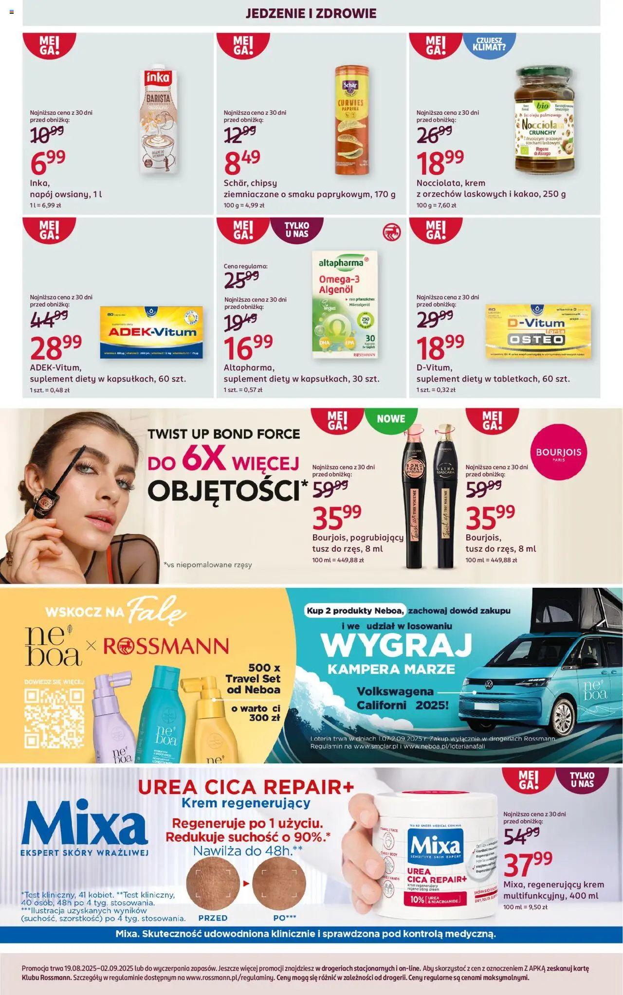 Rossmann Gazetka od 19.08.2025 | Strona: 14 | Produkty: Chipsy, Body, Krem