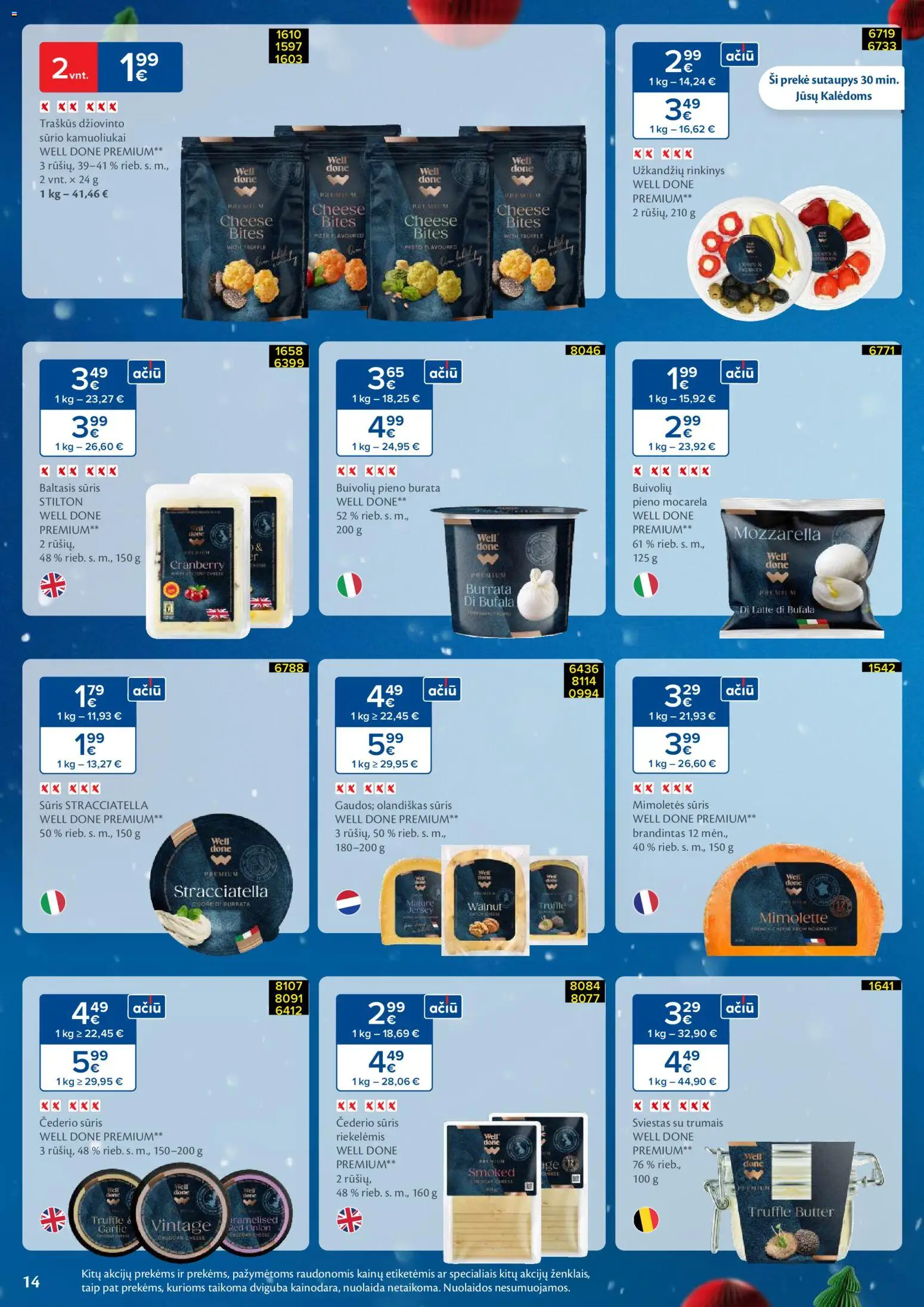 MAXIMA akcijos nuo 04.11.2025 | Puslapis: 14 | Prekių: Sūris, Sviestas