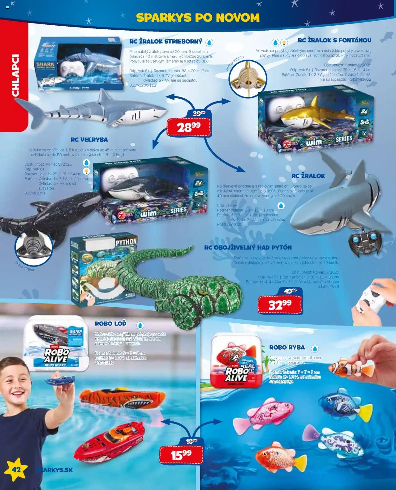 ALLTOYS letný katalóg │ platný od 26.06.2025 | Strana: 42 | Produkty: Ryba