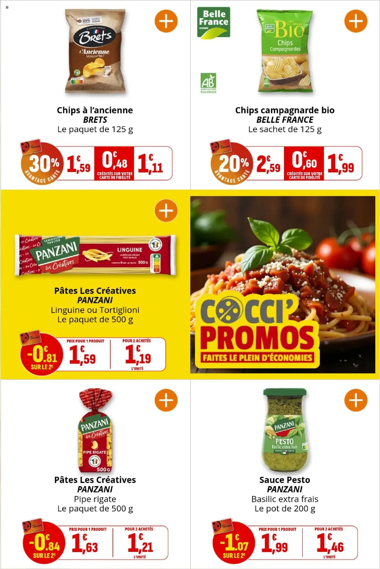  | Page: 15 | Produits: Pesto, Pâtes, Chips