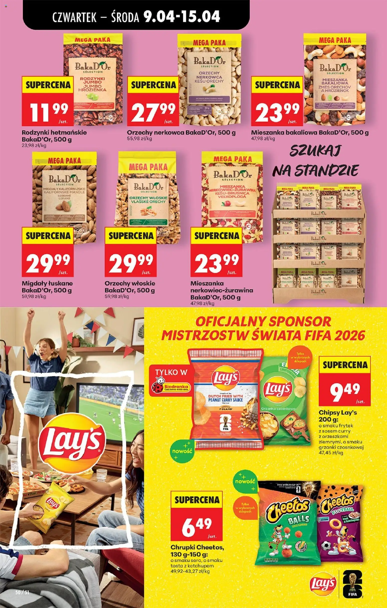 Biedronka gazetka od czwartku od 09.04.2026 | Strona: 70 | Produkty: Curry, Ketchup, Chrupki, Orzechy włoskie