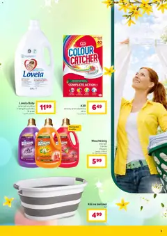 Billa leták platný od 25.02.2026 | Strana: 3 | Produkty: Kôš na bielizeň, Lovela, Kôš