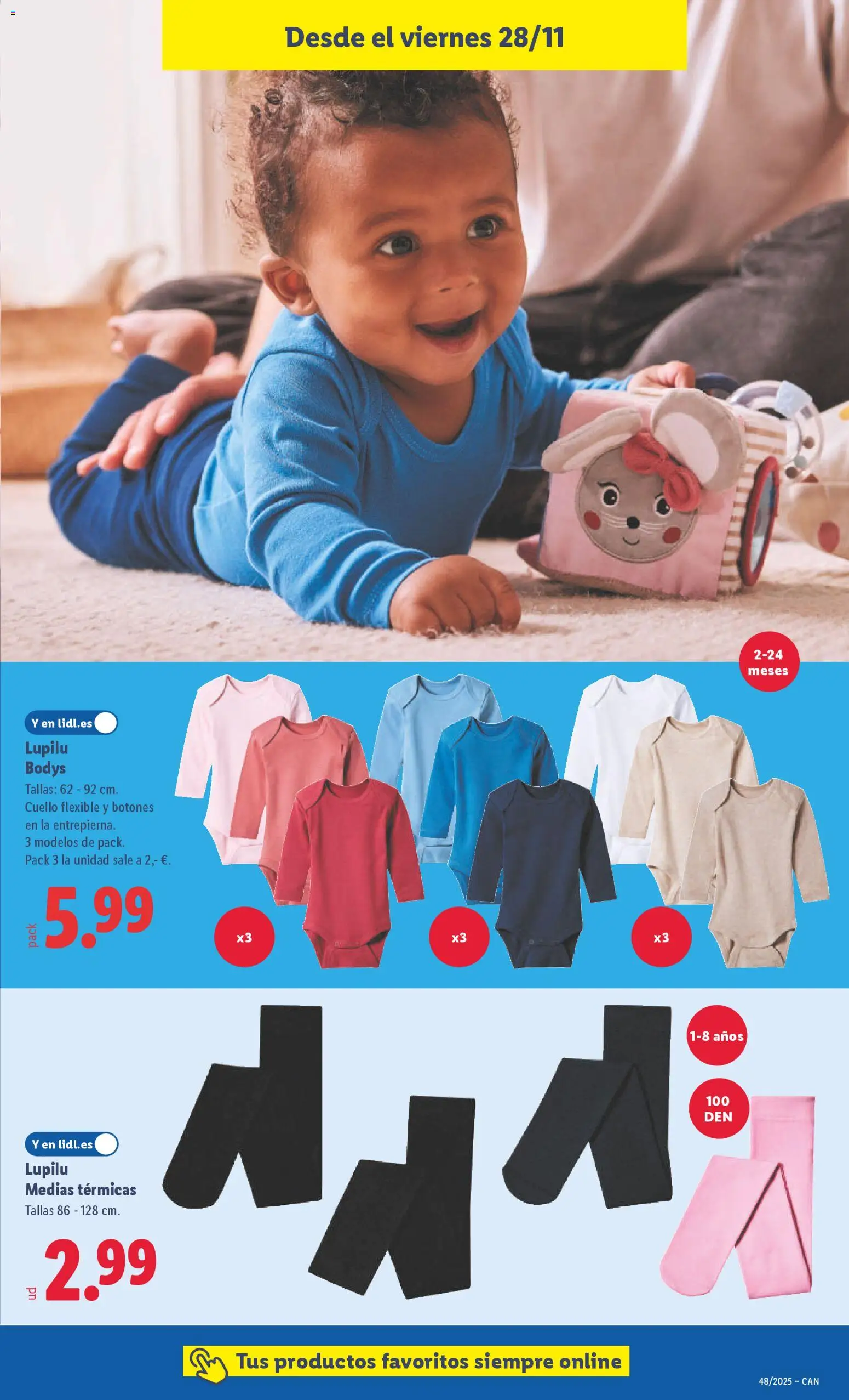 Lidl - Black Friday Canarias │ válido desde el 24.11.2025 | Página: 31 | Productos: Medias