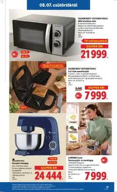 Lidl akciós ujság - amely érvényes a következő dátumtól: 07.08.2025 | Oldal: 23