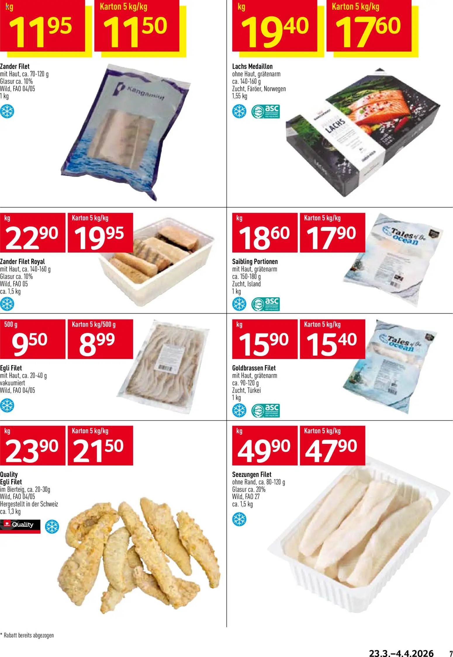 Prodega Aktionen Ostern – gültig ab 23.03.2026 | Seite: 7 | Produkte: Lachs