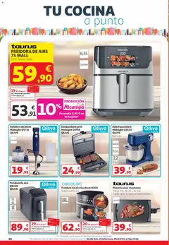 Vista previa Alcampo -  Canarias válido desde el 26.02.2026 | Página: 28 | Productos: Plancha, Batidora, Robot, Freidora