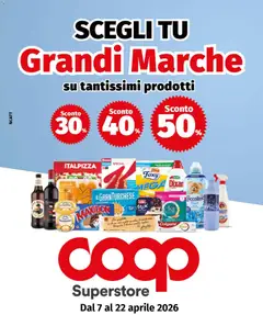 Anteprima del volantino COOP volantino Superstore Grandi Marche Torino valido a partire dal 07.04.2026
