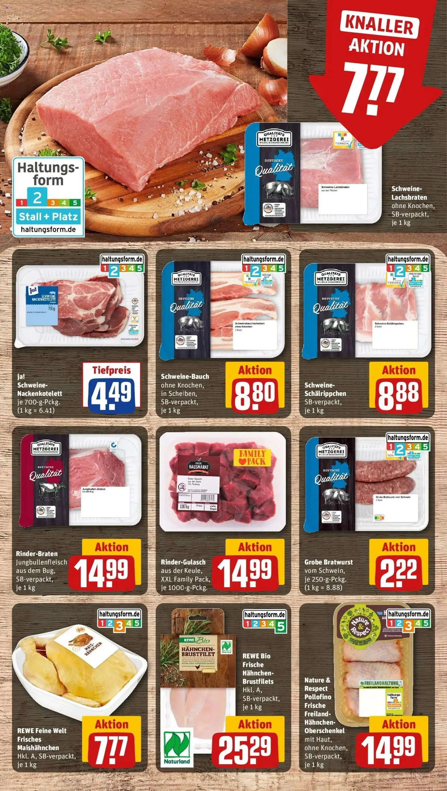 Rewe prospekt Ratekau	 – gültig ab 09.02.2026 | Seite: 12 | Produkte: Hahnchen, Bratwurst, Spare ribs, Steak