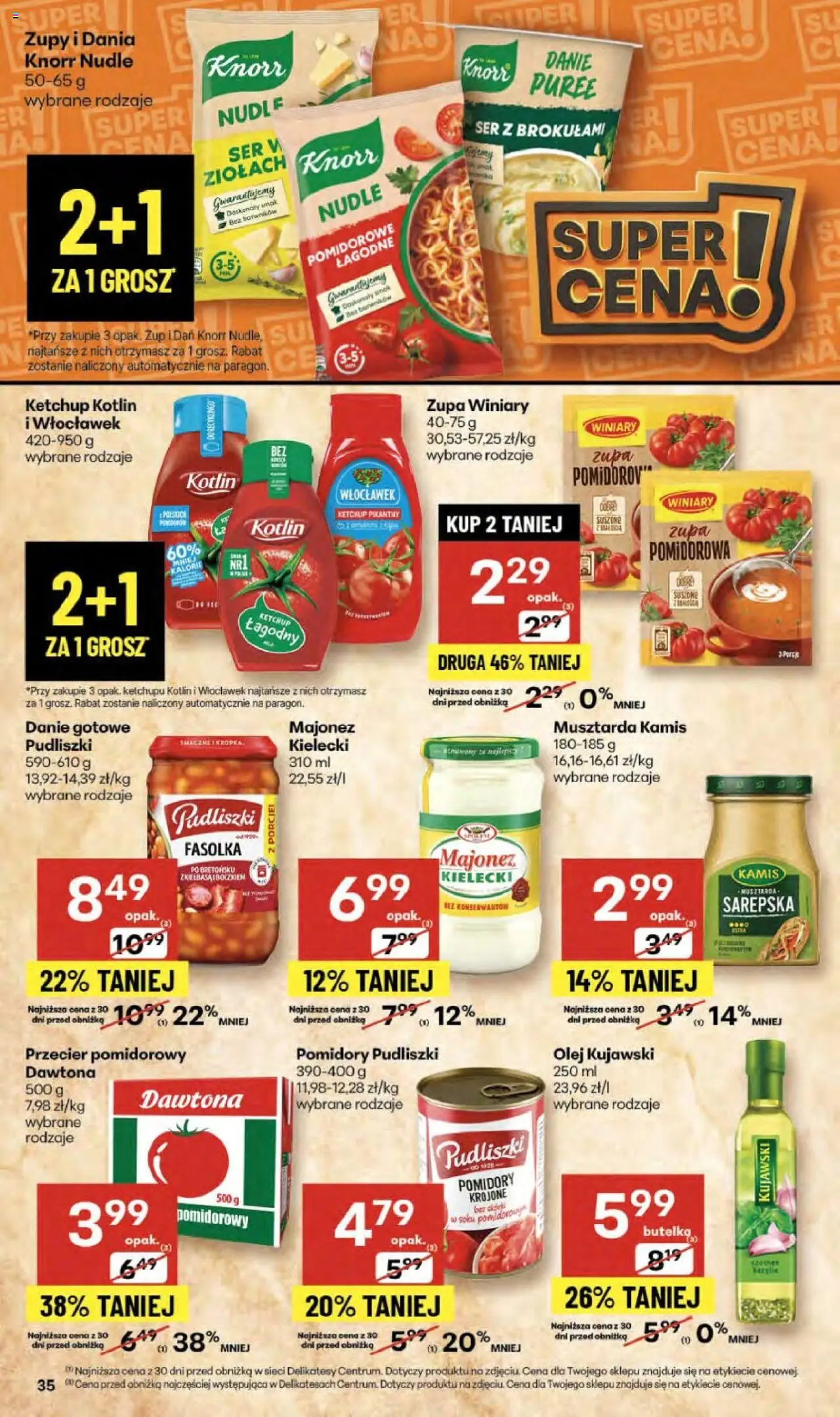Delikatesy Centrum Gazetka od 09.10.2025 | Strona: 35 | Produkty: Ketchup, Delikatesy, Zupa, Ser