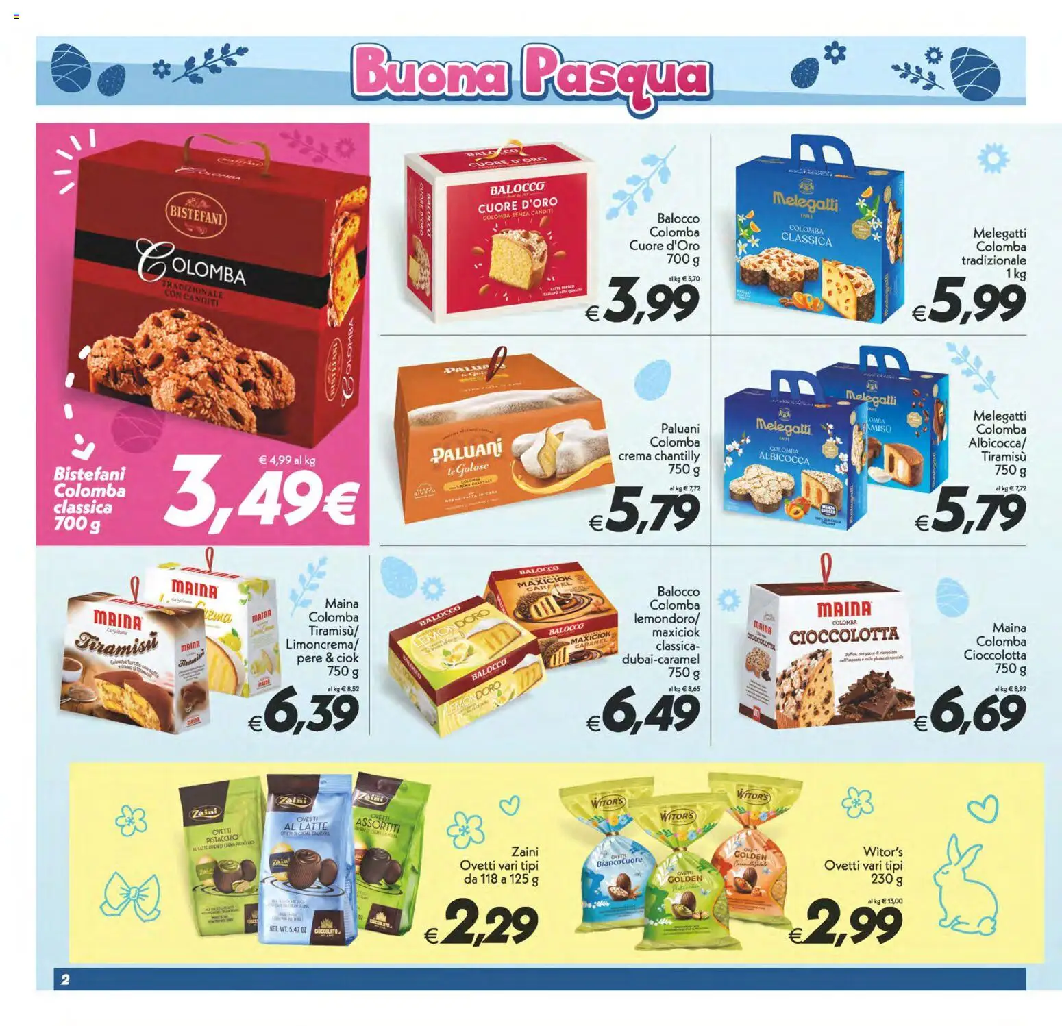 Volantino SuperConveniente del 27.03.2026 | Pagina: 2 | Prodotti: Crema, Cioccolato, Latte