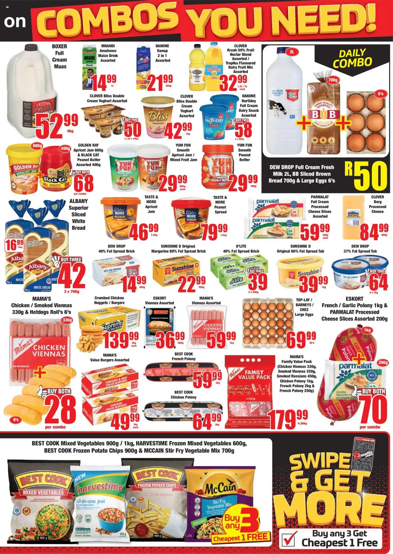 New Boxer catalogue – valid from 09.10.2025 | Page: 3 | Products: Chicken, Cream, Vegetables, Garlic