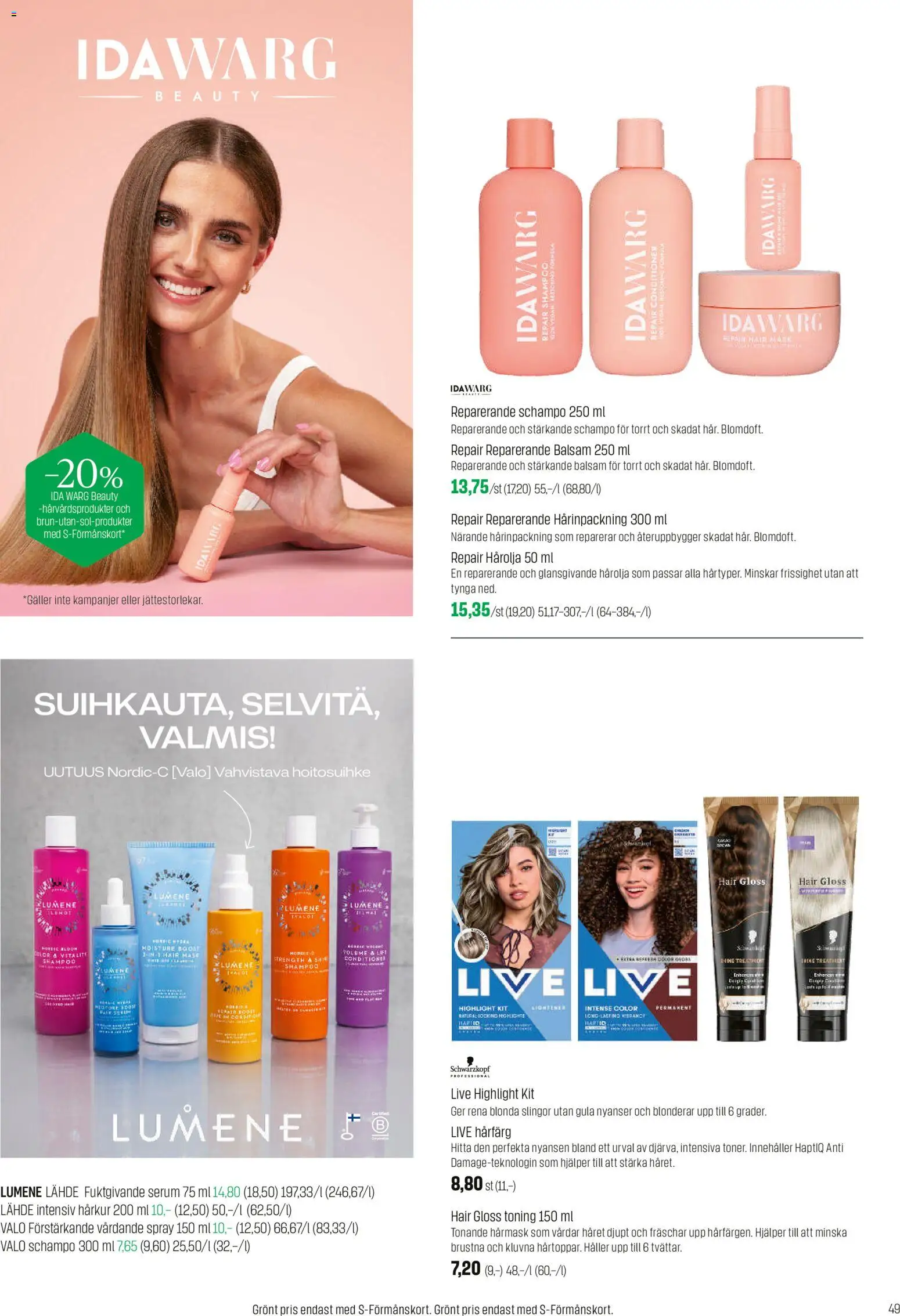 Sokos tarjoukset - Emotion – voimassa 02.03.2026 alkaen | Sivu: 49 | Tuotteet: Shampoo