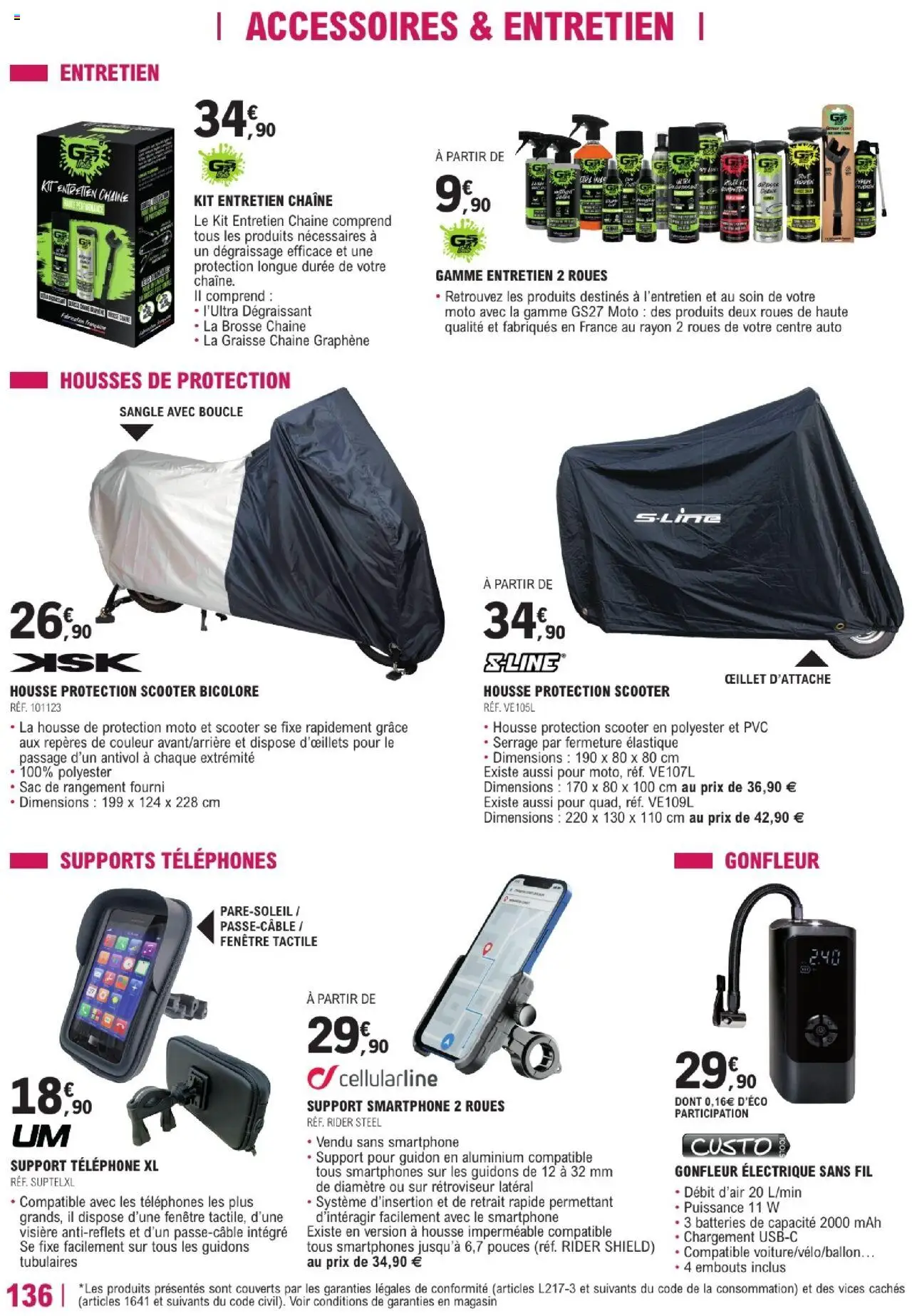  | Page: 136 | Produits: Téléphone, Smartphone, Sac, Brosse