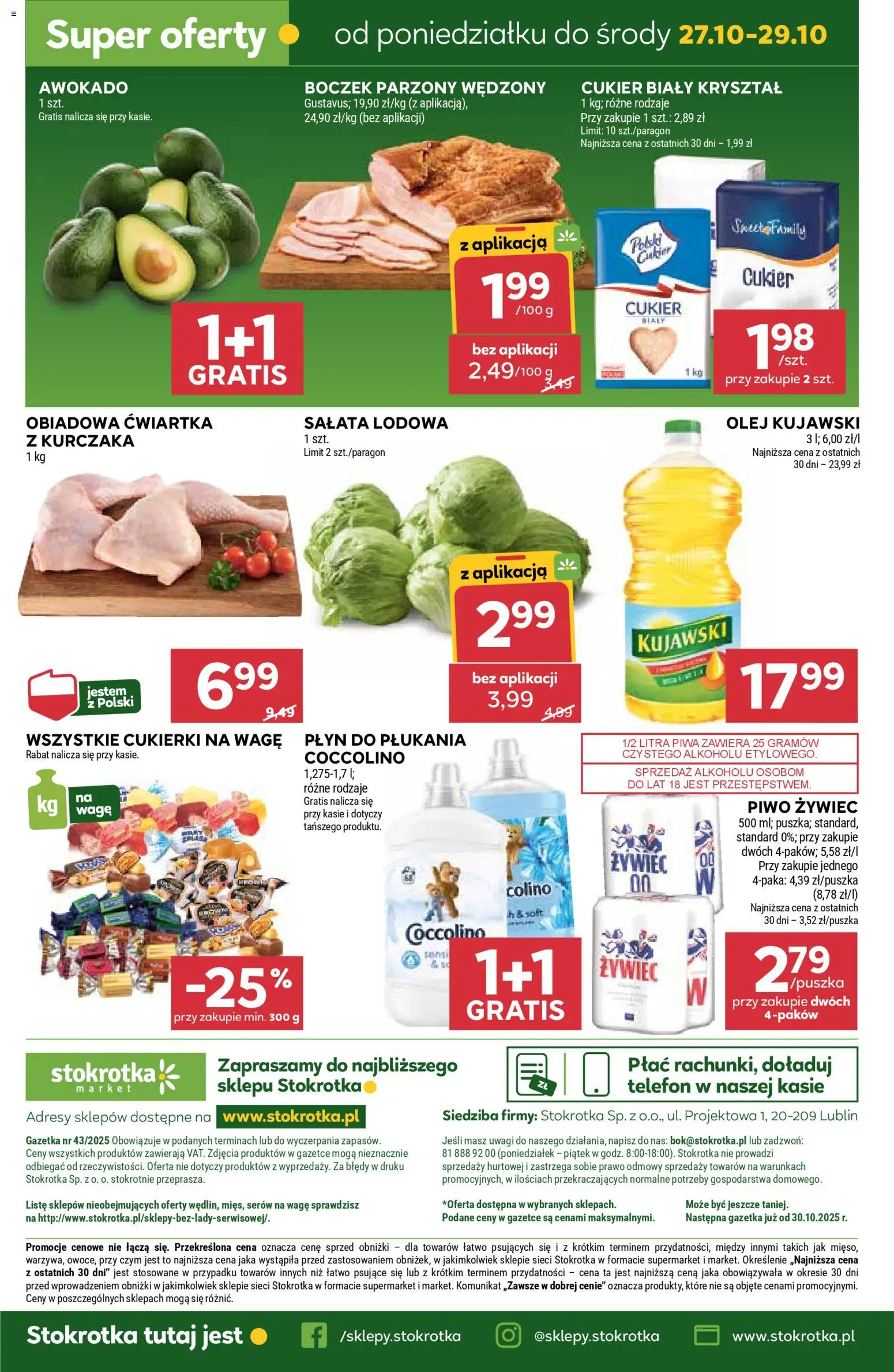 Stokrotka Gazetka - Market od 23.10.2025 | Strona: 24 | Produkty: Telefon, Cukierki na wagę, Coccolino, Olej