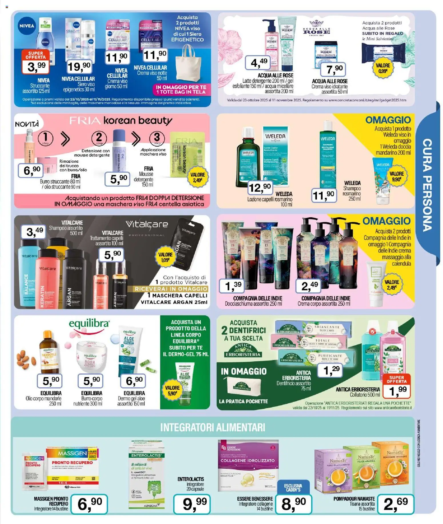 Volantino Caddy's del 23.10.2025 | Pagina: 15 | Prodotti: Maschera, Maschera viso, Olio corpo, Menta