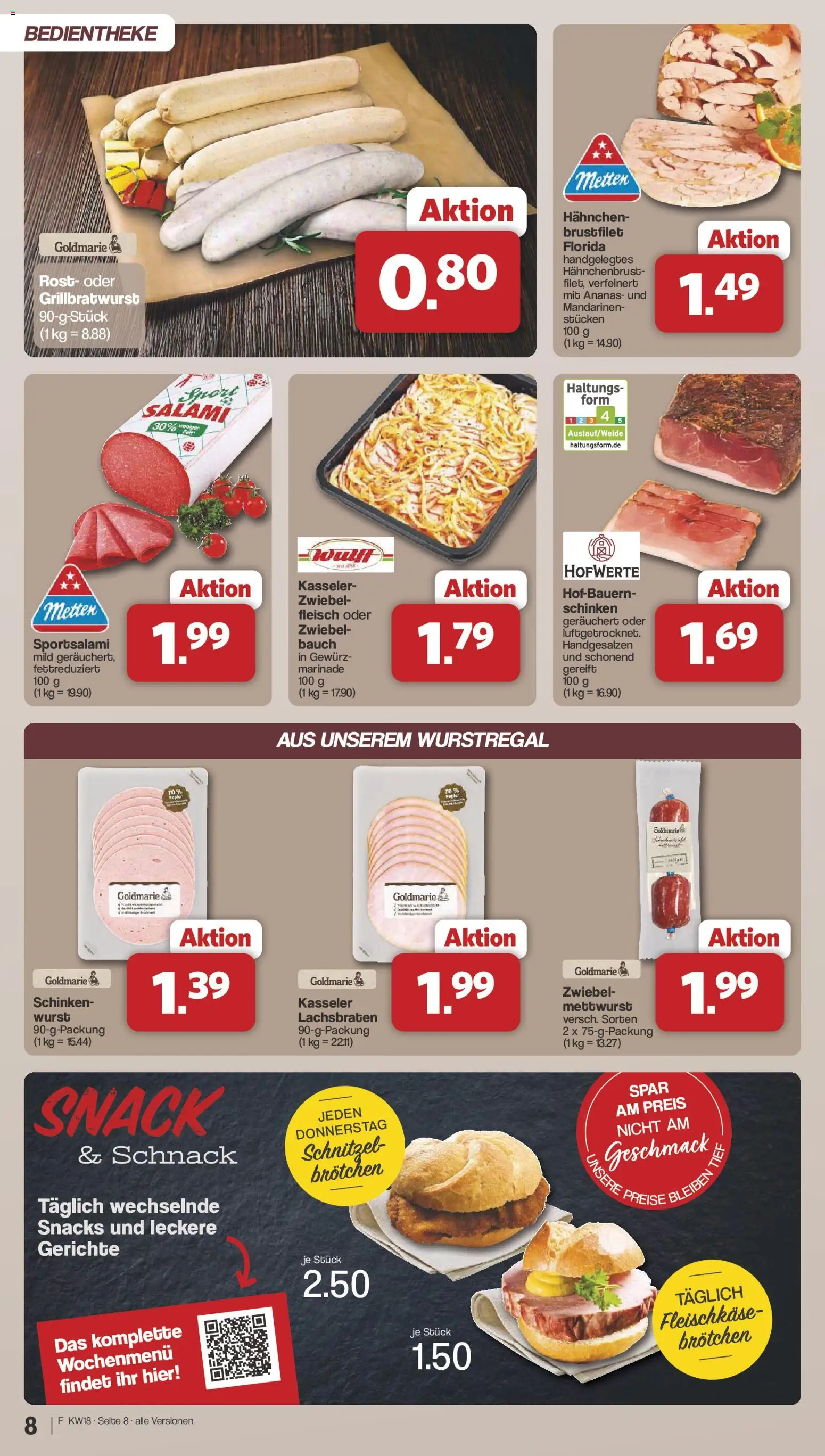 Famila Nordwest Prospekt 	 – gültig ab 27.04.2026 | Seite: 8 | Produkte: Mandarinen, Schnitzel, Fleisch, Hahnchenbrust