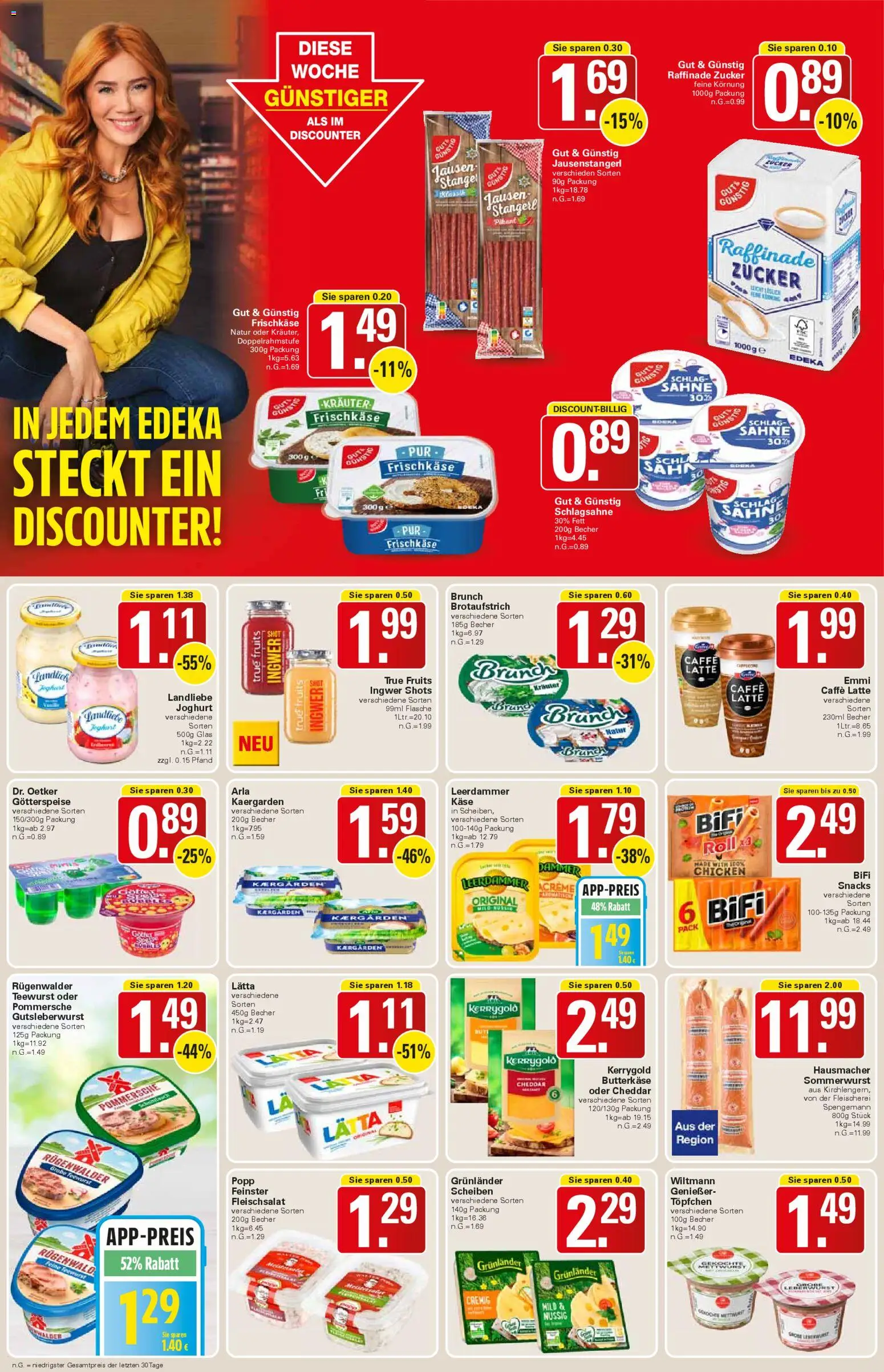 WEZ Prospekt – gültig ab 02.02.2026 | Seite: 8 | Produkte: Leerdammer, Grunlander, Zucker, Frischkase