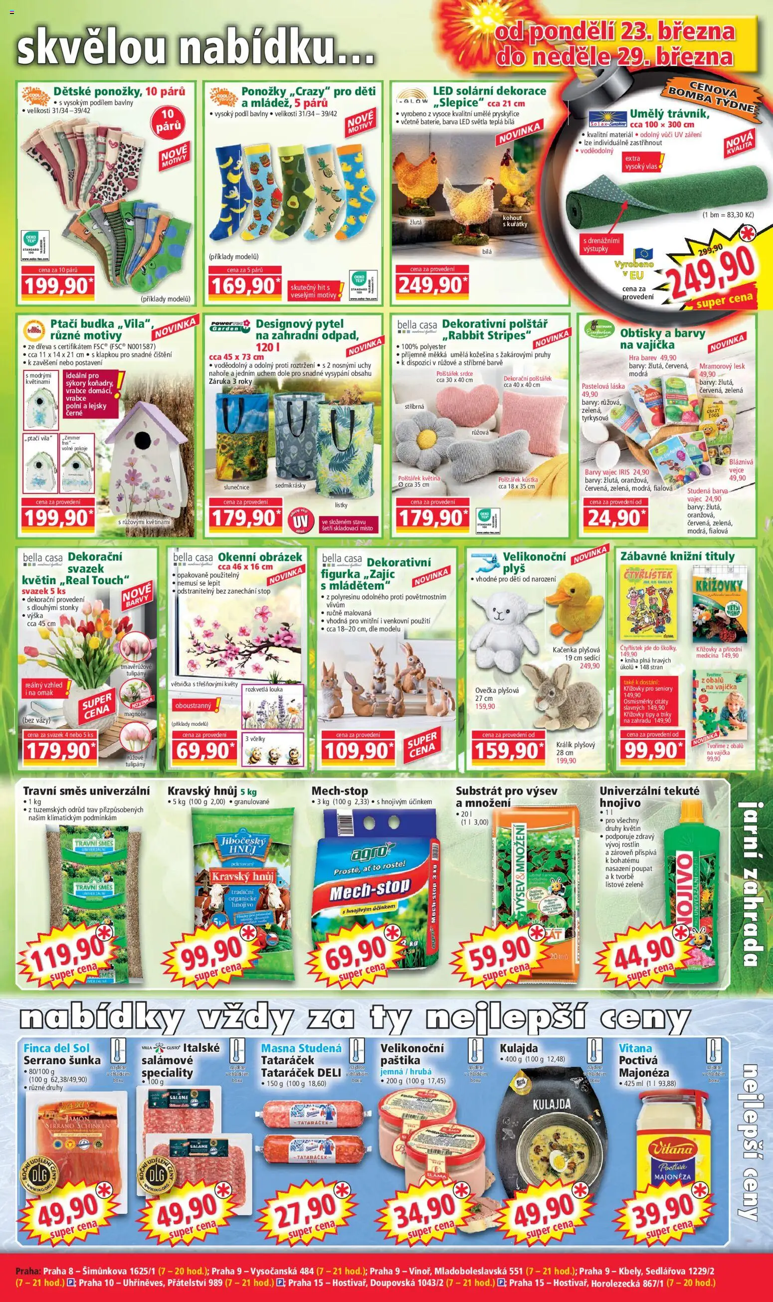 Norma leták od 23.03.2026 | Strana: 3 | Produkty: Ptačí budka, Jamón Serrano, Vázy, Dekorace