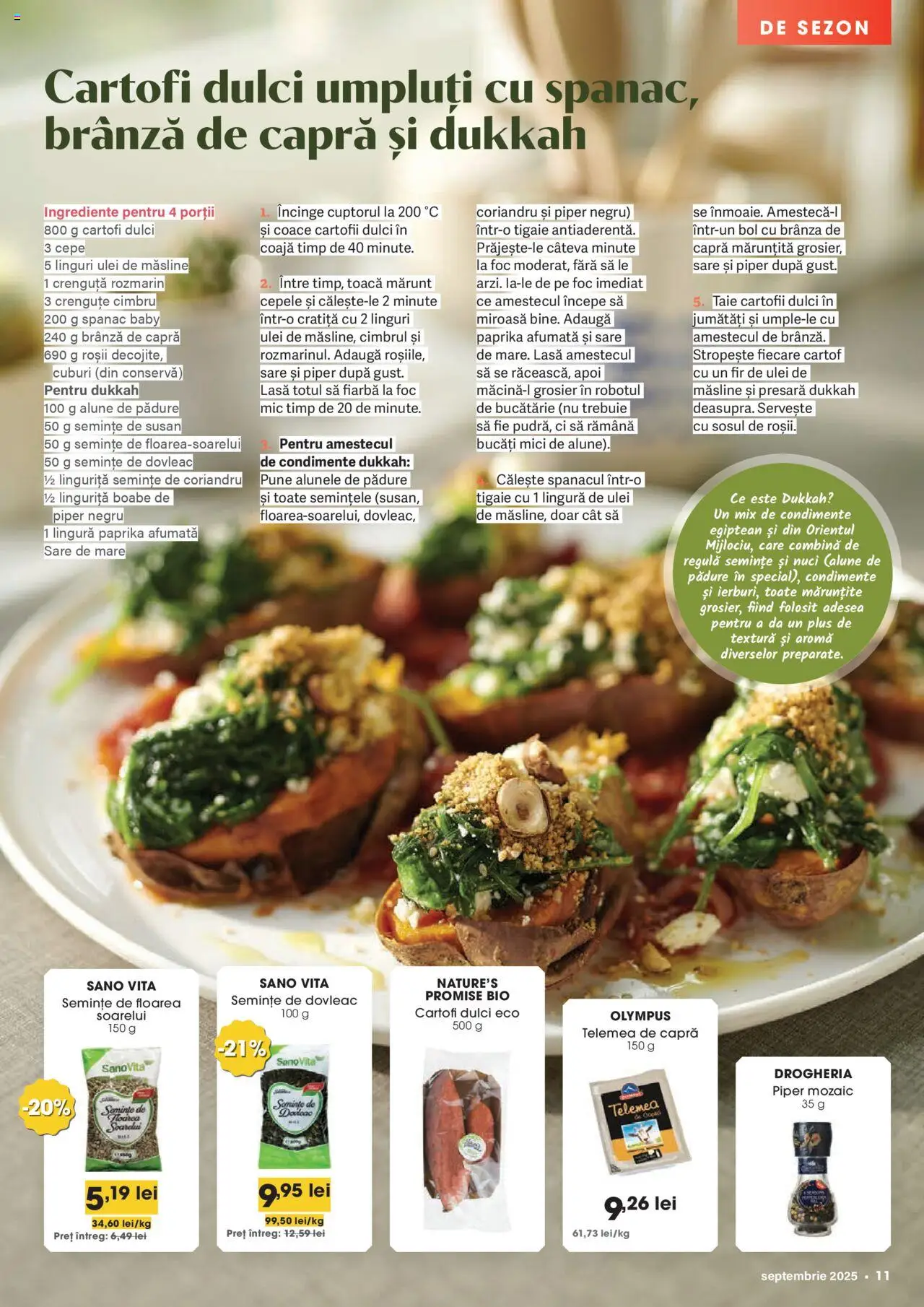 Noul catalog Mega Image – valabil de la 28.08.2025 | Pagină: 11 | Produse: Dovleac, Ulei, Nuci, Condimente