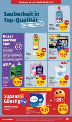Penny Markt Flugblatt gültig ab 18.09.2025 | Seite: 20 | Produkte: Geschirrspülmittel, Duft, Creme, Weichspüler