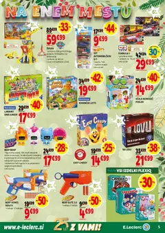 E.leclerc katalog akcije – veljaven od 03.12.2025 | Stran: 5 | Izdelki: Baterije, Kos, Korencek, Ocala