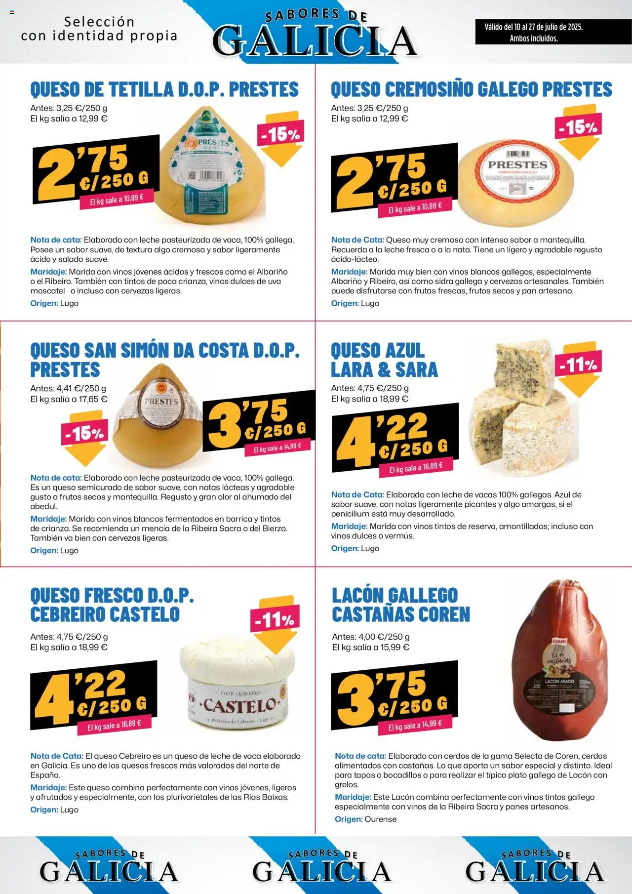 AhorraMas folleto │ válido desde el 10.07.2025 | Página: 9 | Productos: Leche, Queso, Pan, Frutos secos