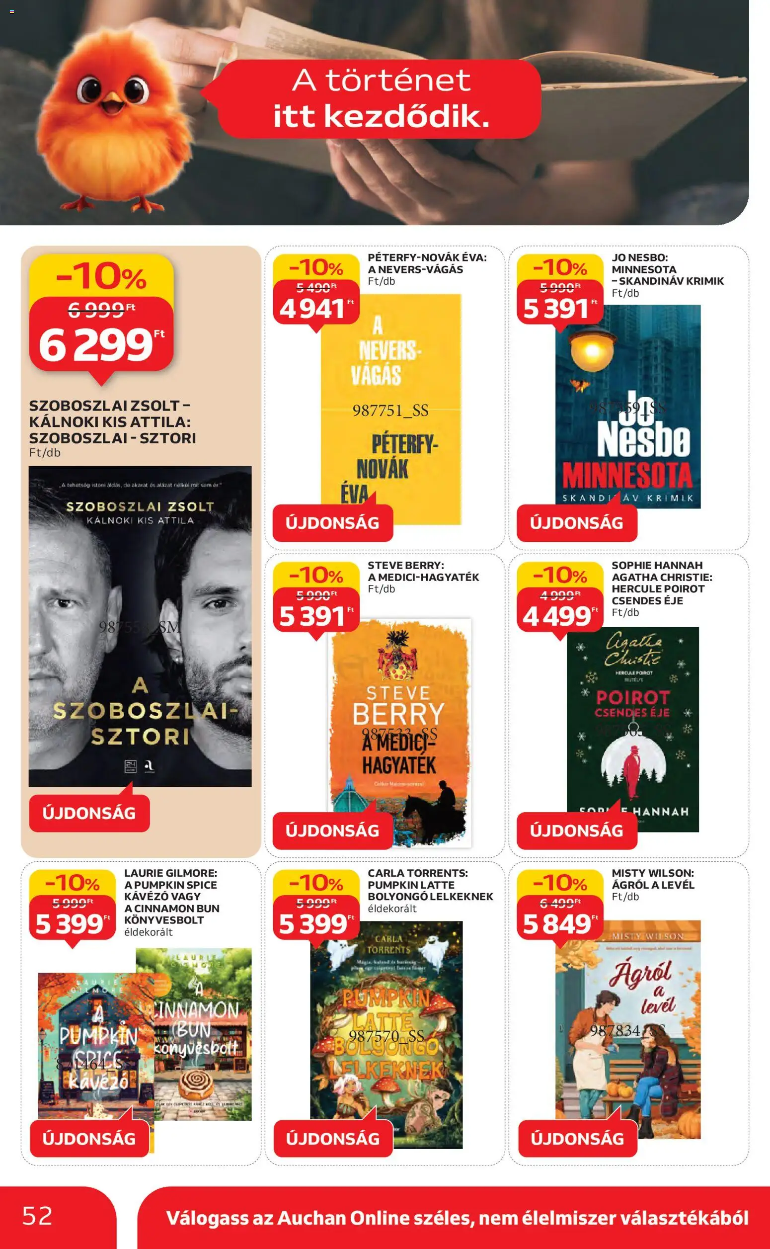 Auchan akciós ujság - amely érvényes a következő dátumtól: 30.10.2025 | Oldal: 52