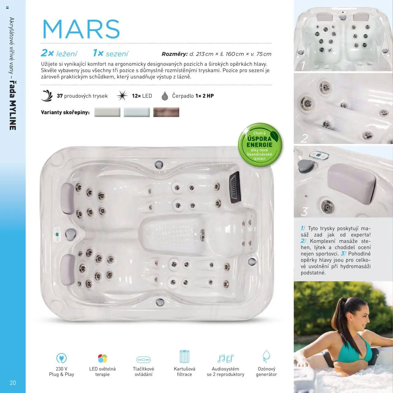 Mountfield katalog - Vířivky od 16.04.2025 | Strana: 20 | Produkty: Čerpadlo, LED