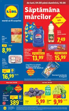 Catalog Lidl – previzualizare al pliantului de la Lidl valabil de la 04.08.2025