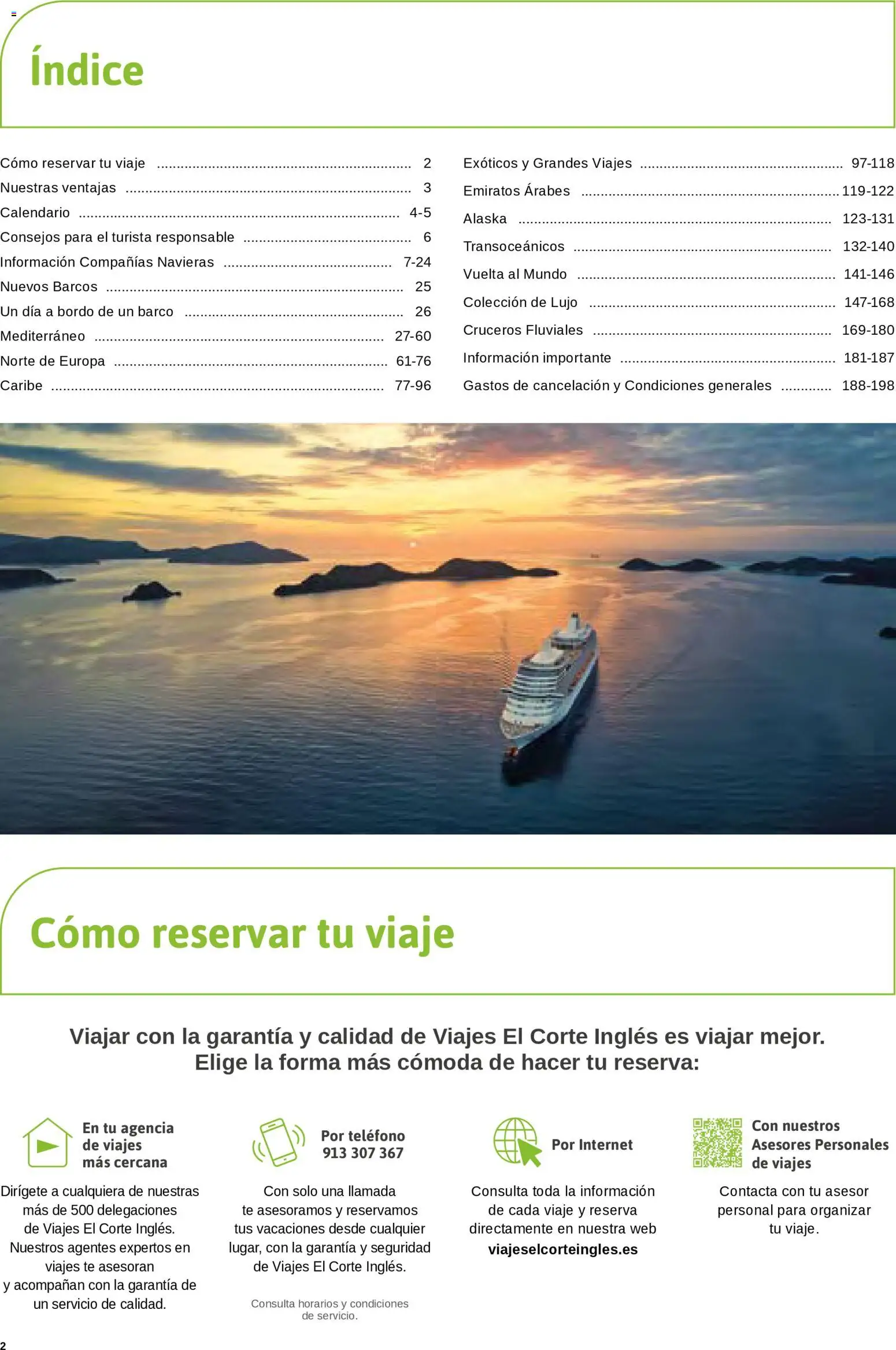 Viajes El Corte Inglés Cruceros marítimos │ válido desde el 01.01.2026 | Página: 3 | Productos: Té, Teléfono