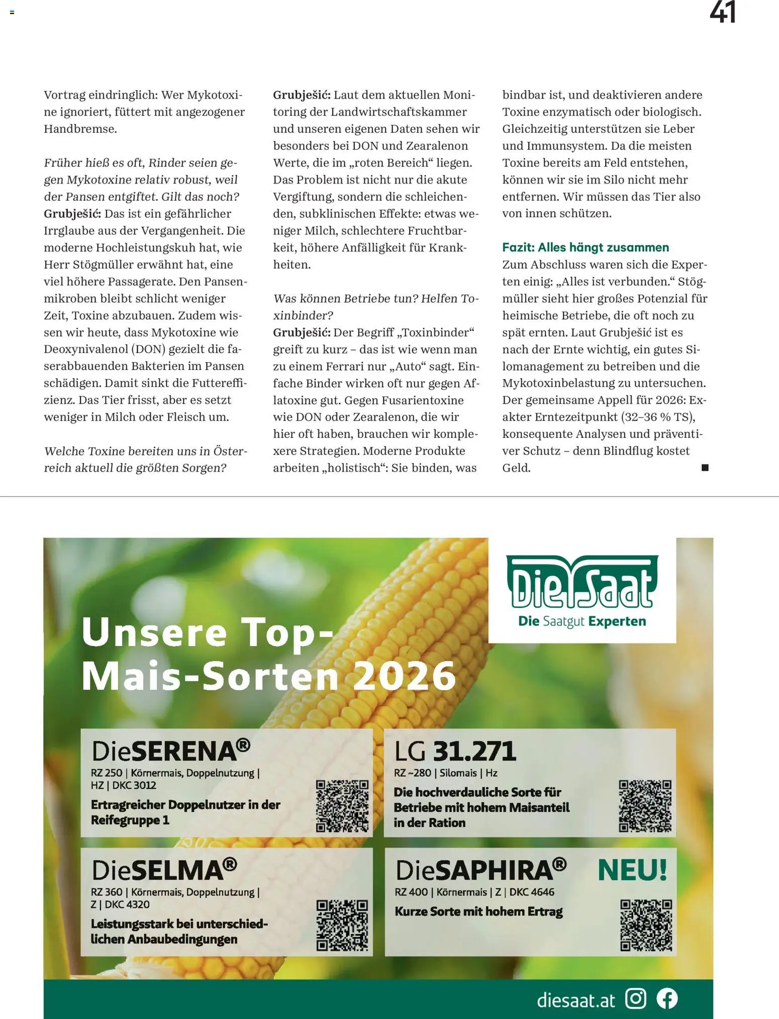 Lagerhaus Unser Land Jänner-Februar  2026 gültig ab 01.01.2026 | Seite: 41 | Produkte: Milch