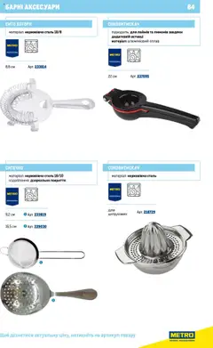 Metro акції дійснийкції з 16.07.2025 | Сторінка: 84 | Товари: Сито, Соковитискач