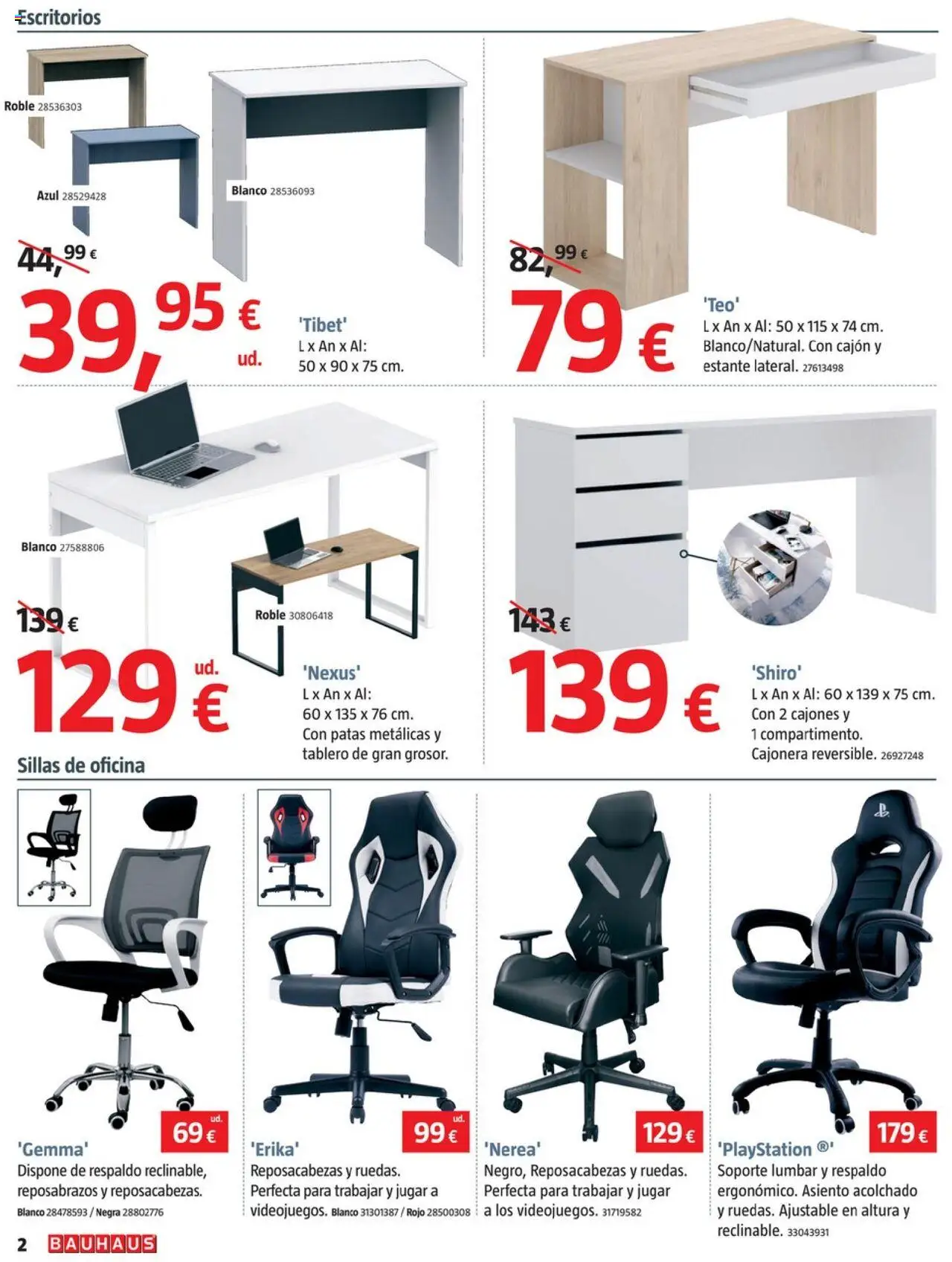 Bauhaus folleto │ válido desde el 25.09.2025 | Página: 2 | Productos: Playstation, Cajonera, Estante