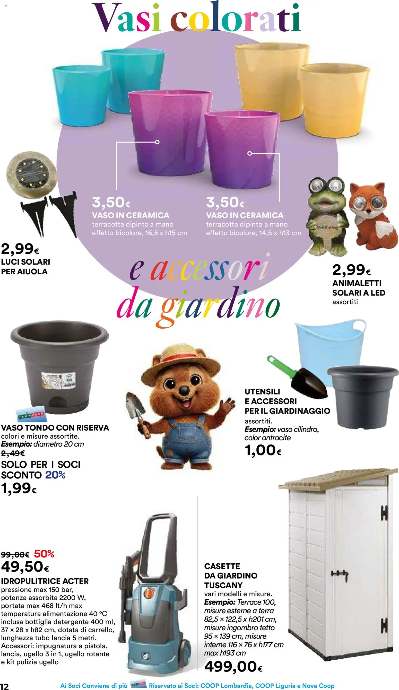 Volantino Ipercoop del 07.04.2026 | Pagina: 12 | Prodotti: Detergente, Tubo, Vaso, Terra