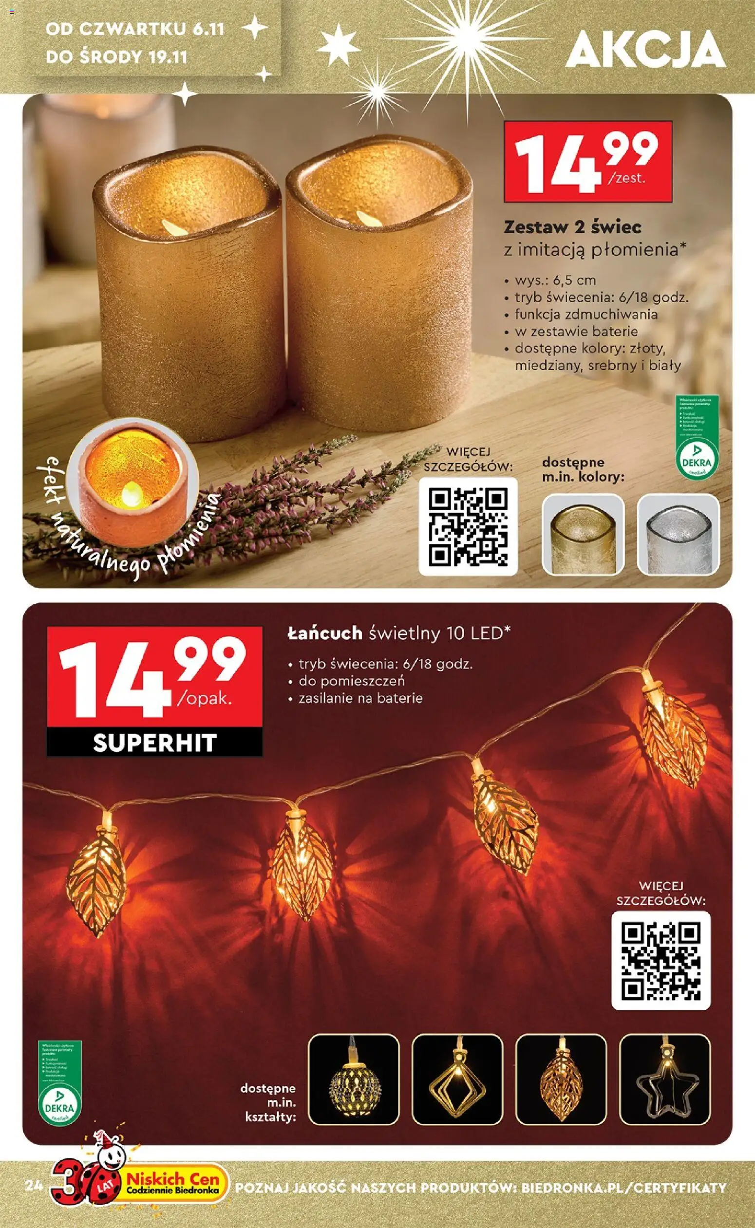 Biedronka Black Friday od 03.11.2025 | Strona: 24 | Produkty: Baterie