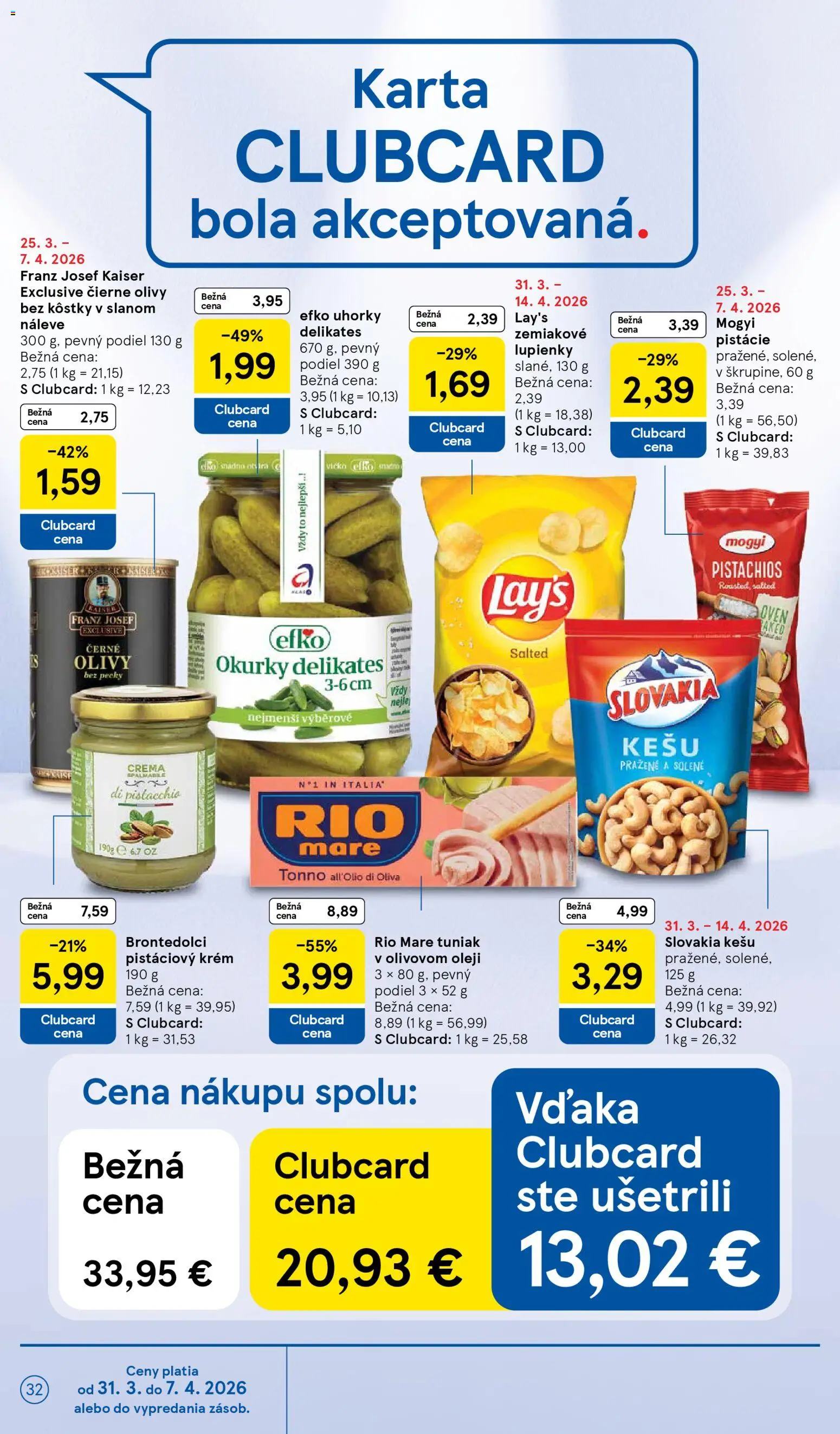 Tesco Hypermarket - leták od 31.03.2026 » Pozrite si limitované zľavy a ušetrite ešte dnes! | Slovenská republika