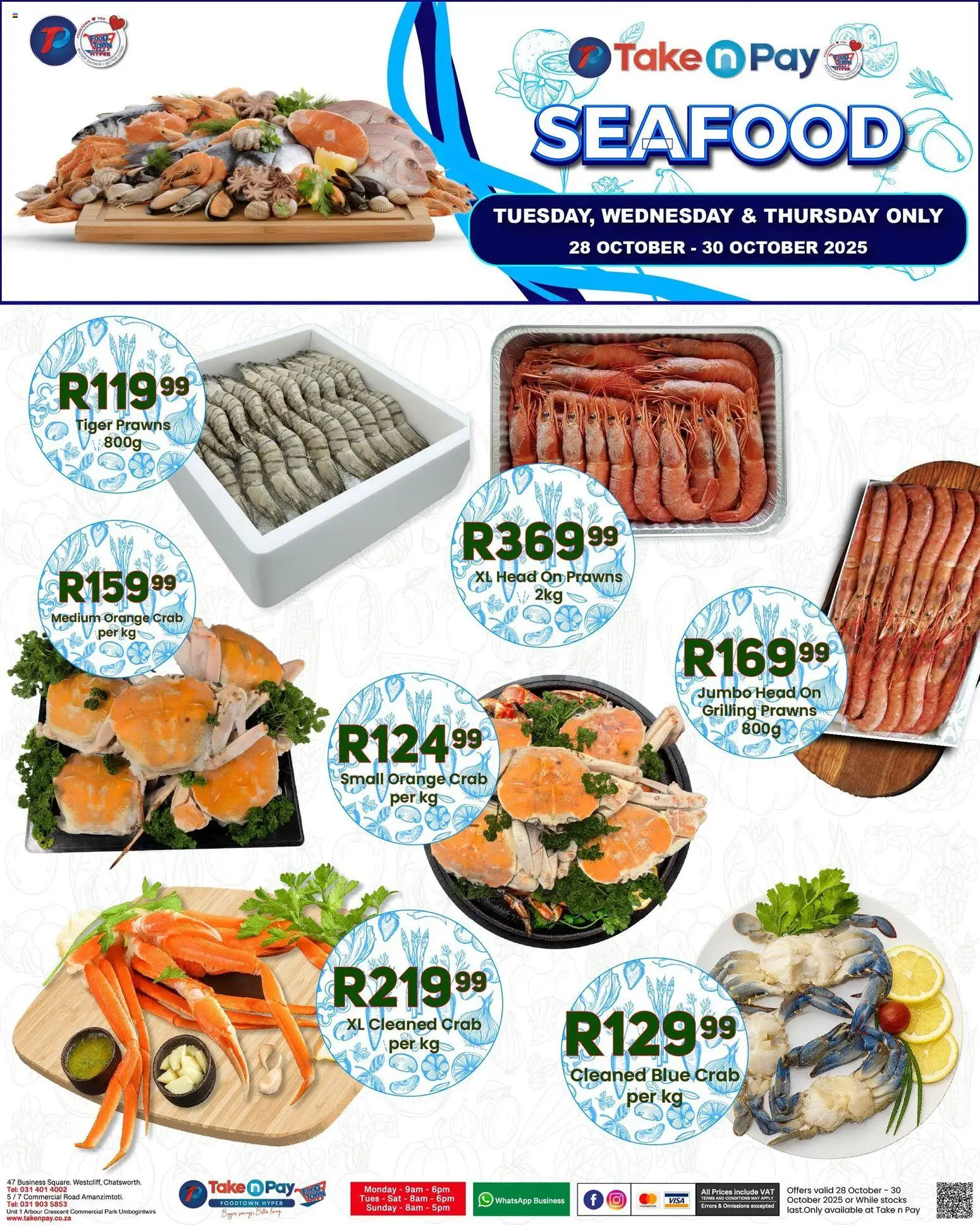 New Take n Pay catalogue – valid from 28.10.2025 | Page: 10 | Products: Seafood