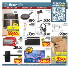 Anteprima del volantino SuperConveniente Messina/Siracusa/Palermo catalogo valido a partire dal 24.10.2025 | Pagina: 19 | Prodotti: Frullatore, TV, Cuffie, Samsung
