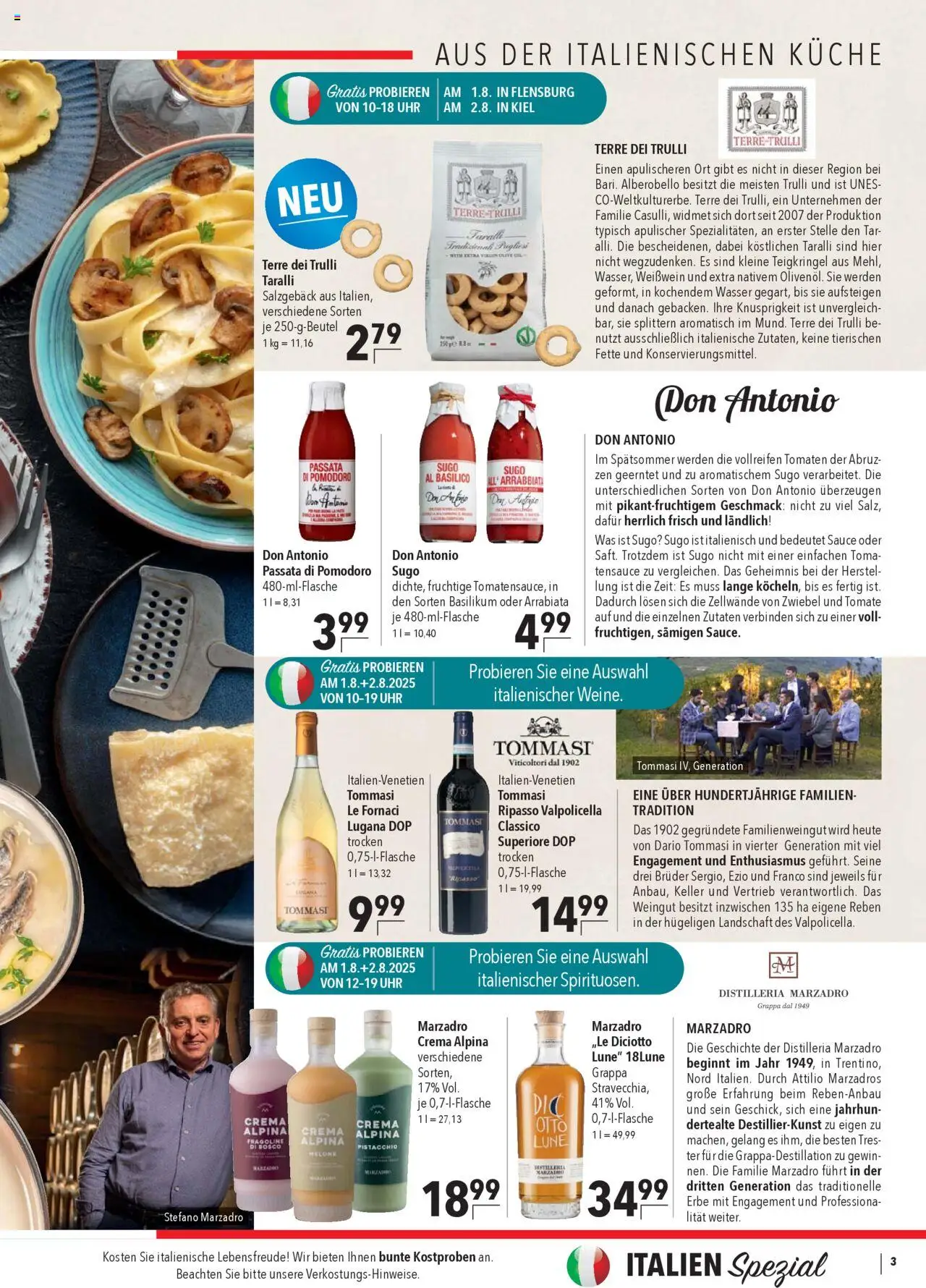 CITTI Markt Prospekt 	 - gültig ab dem 30.07.2025 | Seite: 3 | Produkte: Küche, Tomaten, Wasser, Uhr